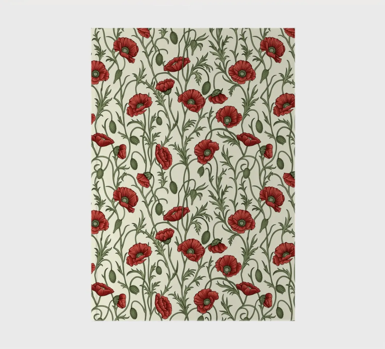 The Poppies notebook by Sunflower Soul Studio