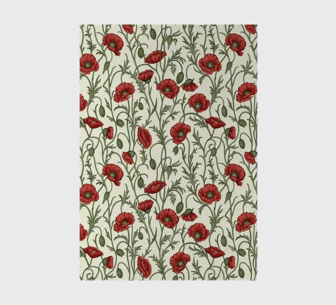 The Poppies notebook by Sunflower Soul Studio