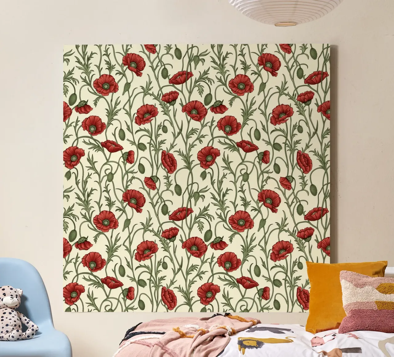 The Poppies tela con Cornice a cassetta da Sunflower Soul Studio