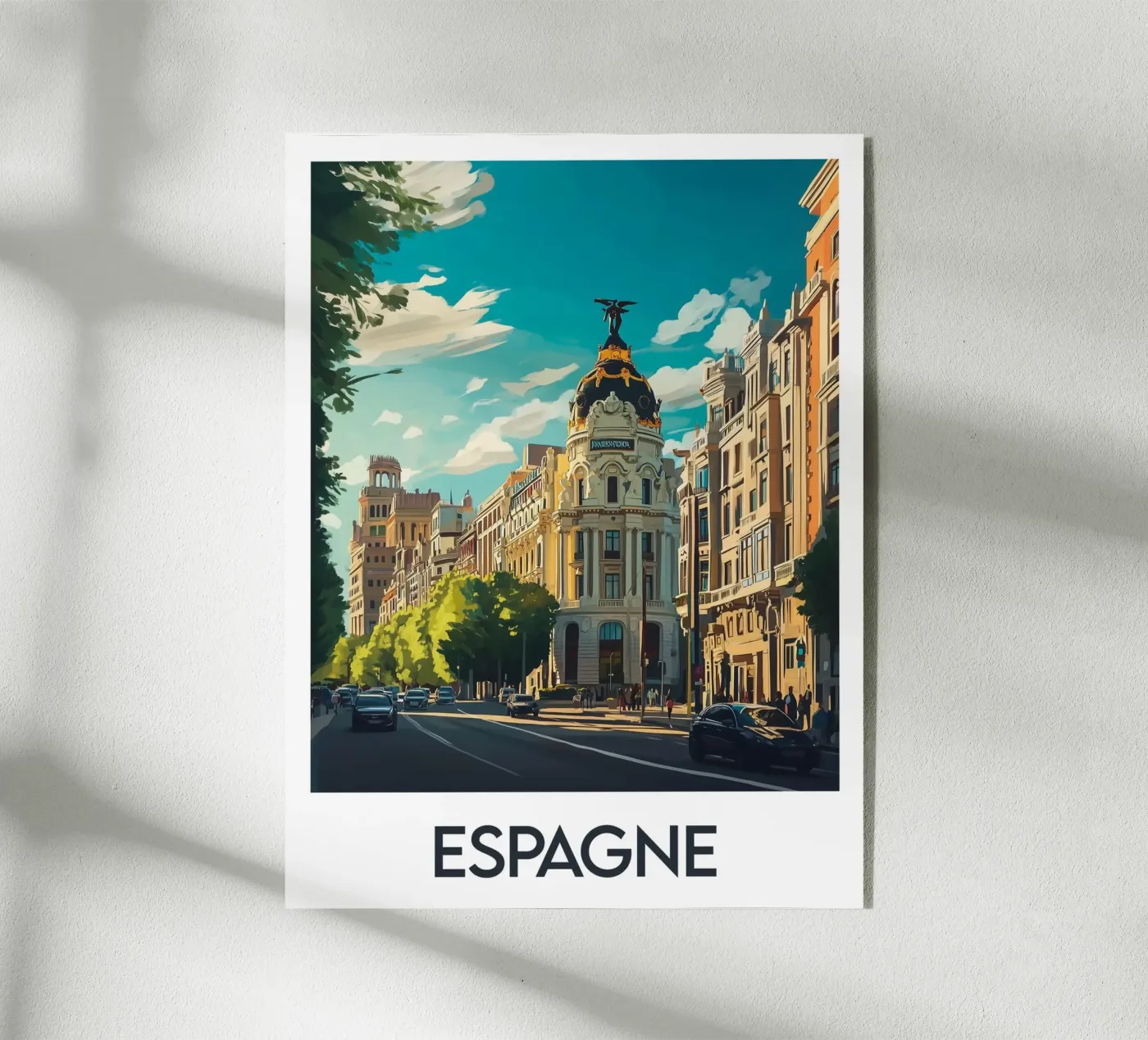 Affiche Espagne acrylic glass by Frame the World