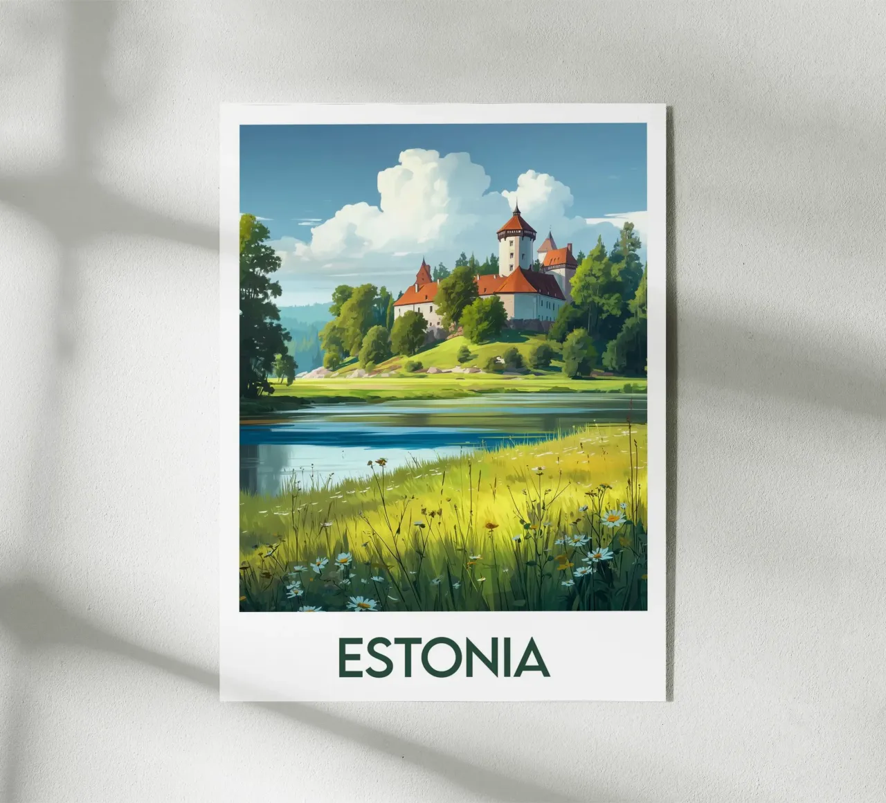 Affiche Estonie plexiglass da Frame the World