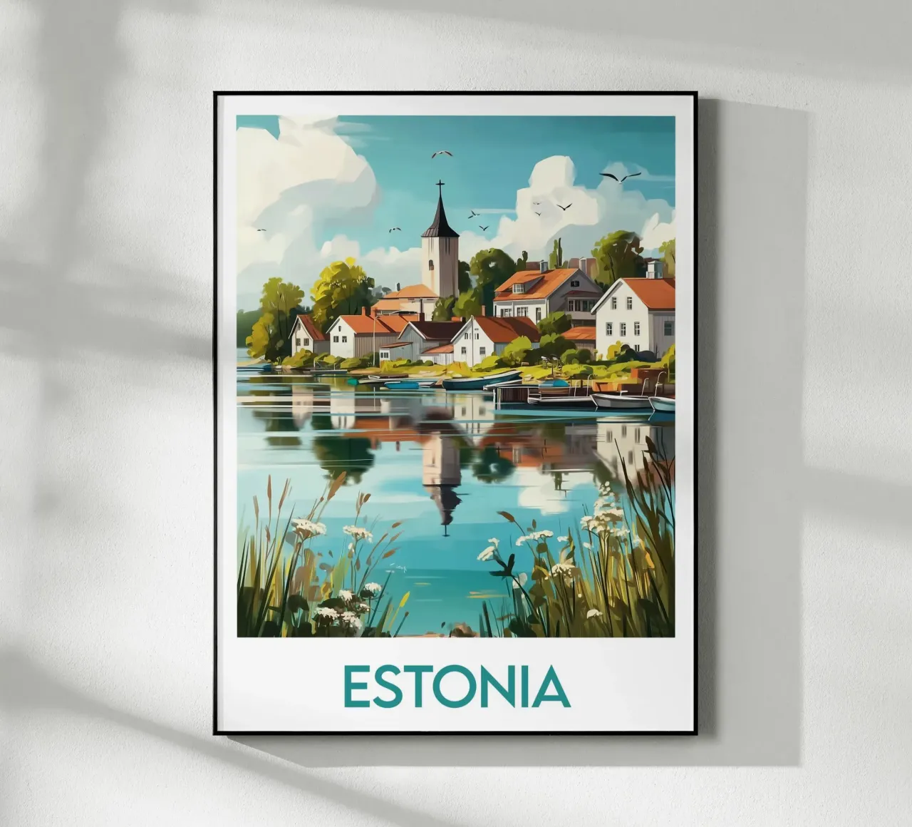 Estonian posters acrylic glass by Frame the World