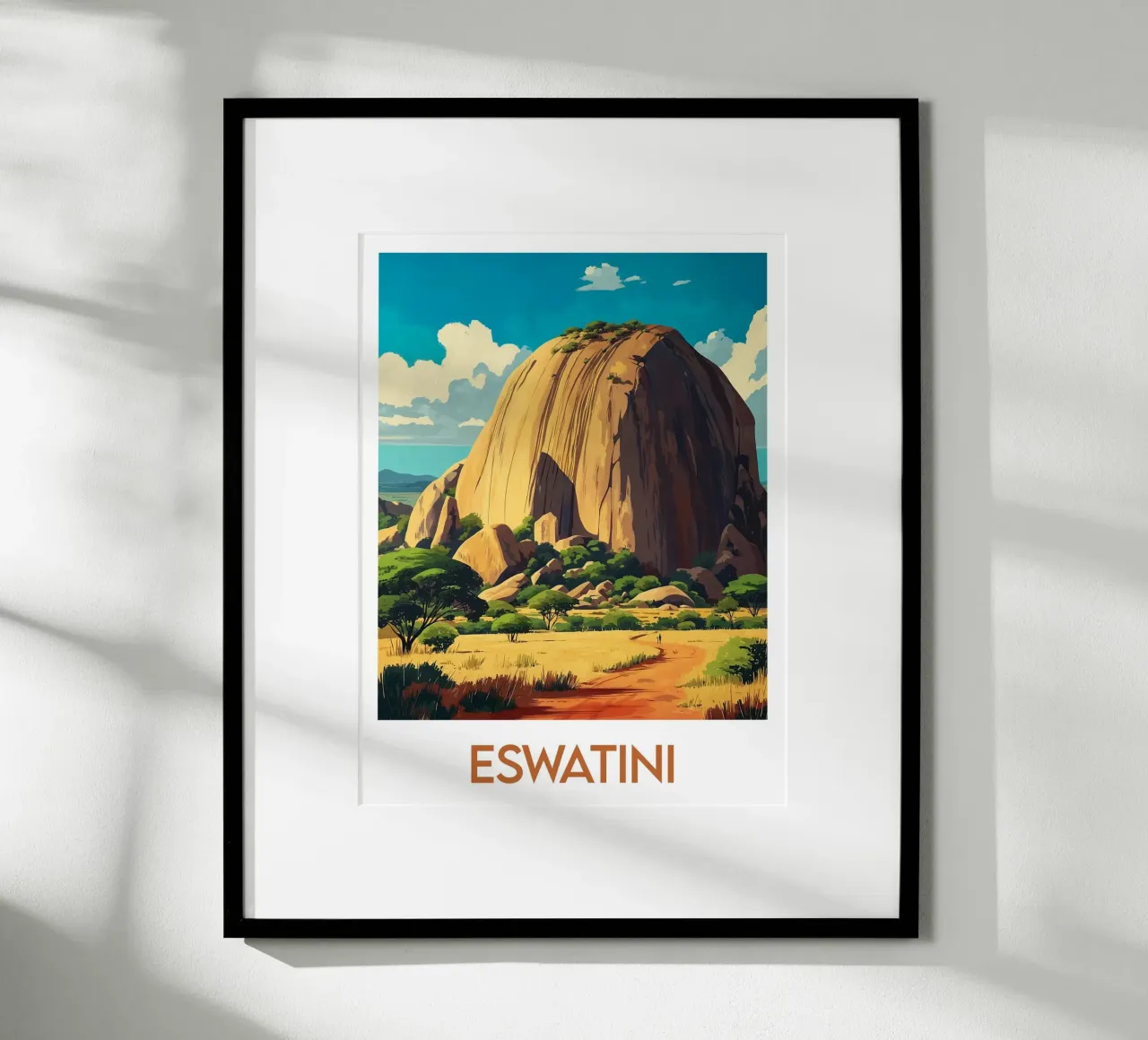 Affiche Eswatini poster da Frame the World