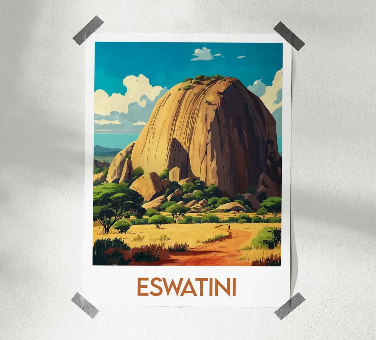 Affiche Eswatini poster da Frame the World