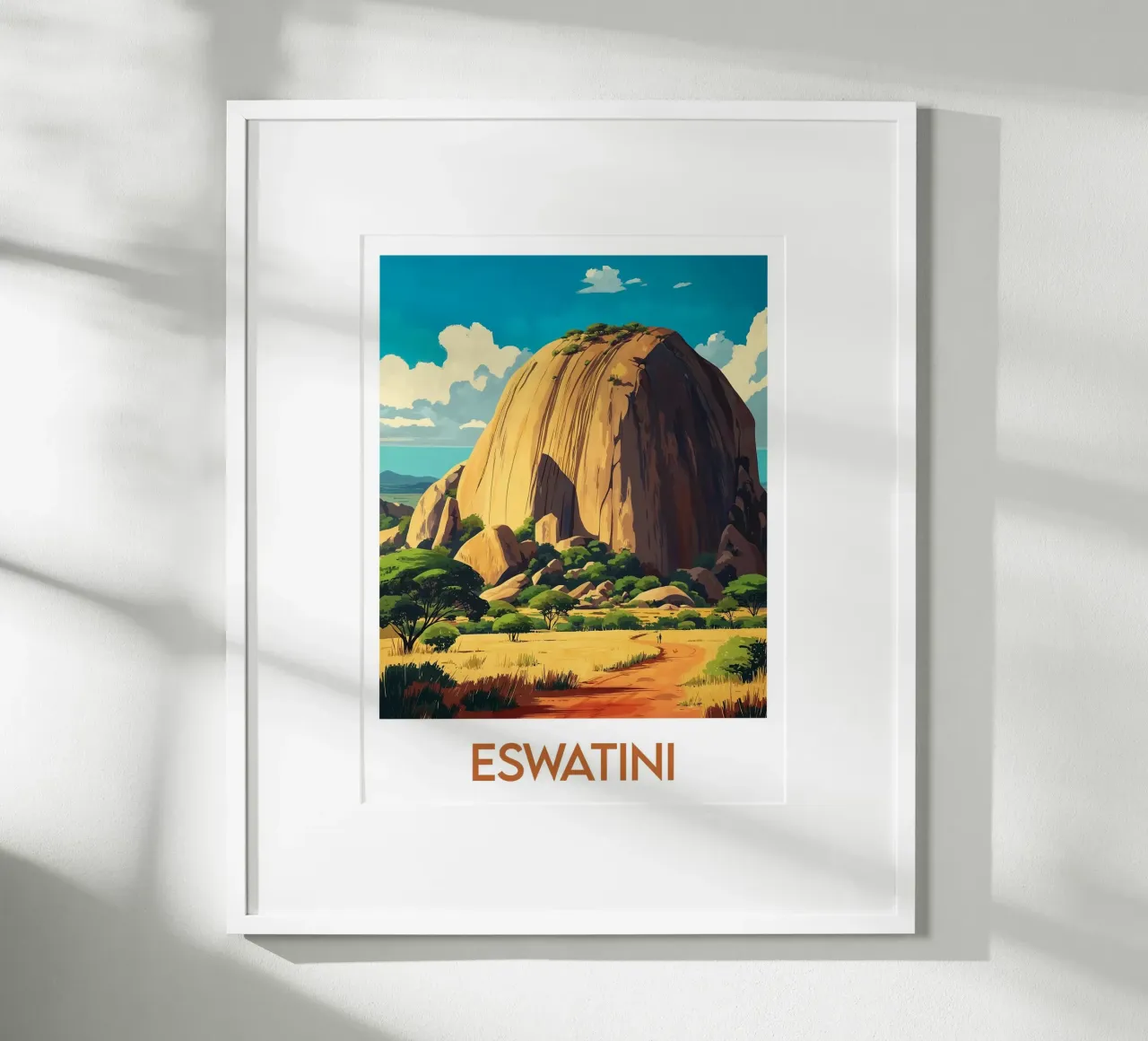 Affiche Eswatini poster da Frame the World