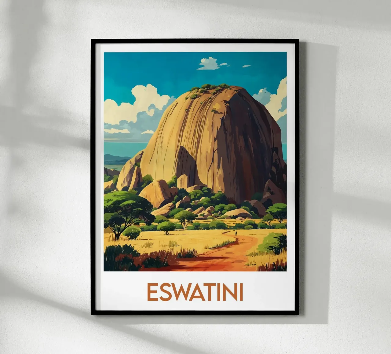 Affiche Eswatini poster da Frame the World