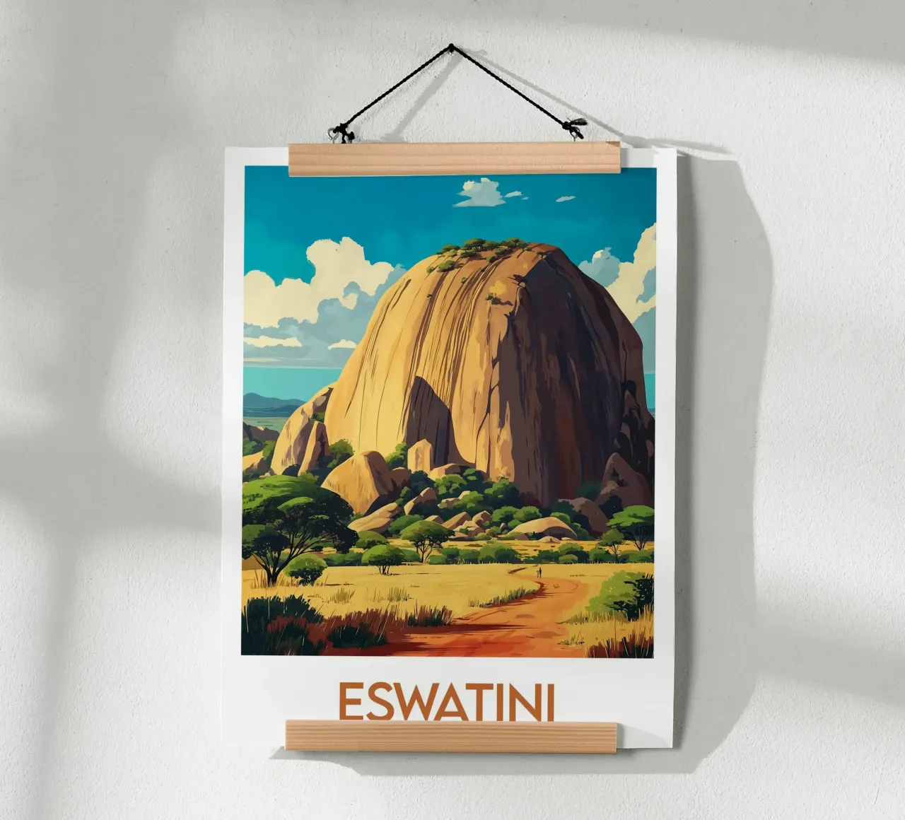 Affiche Eswatini poster da Frame the World