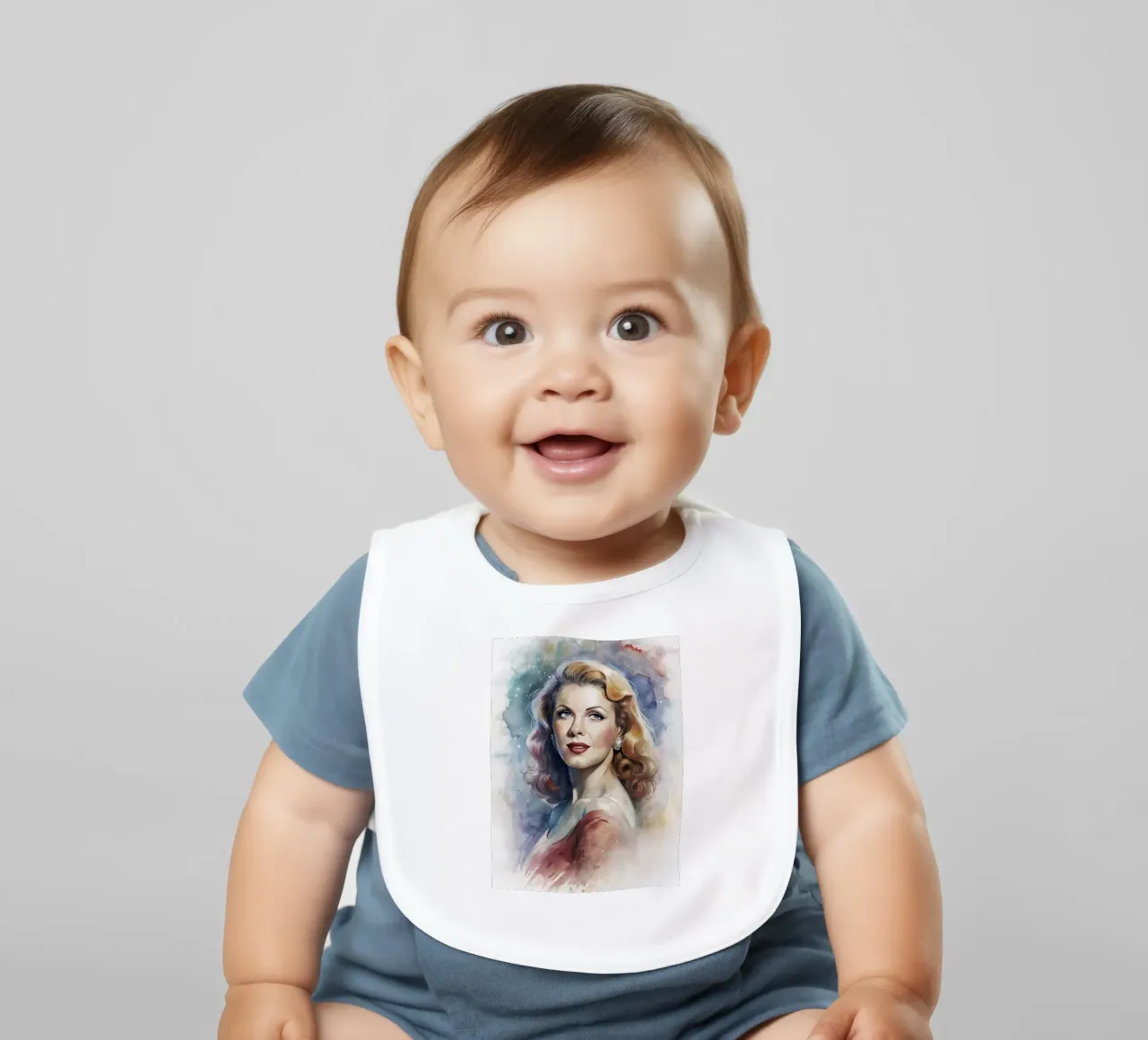 Rita Hayworth in acquerello bavaglino da 🎁 ARTVI-SHOP