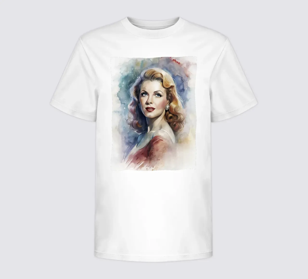 Rita Hayworth in acquerello t-shirt bambini da 🎁 ARTVI-SHOP