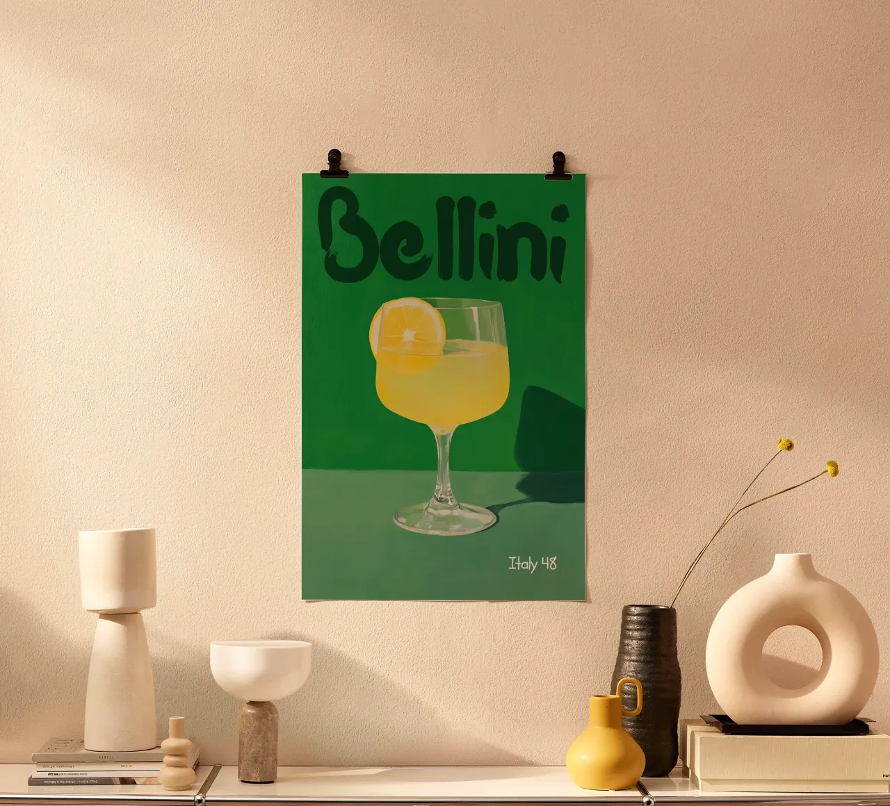Bellini Cocktail poster da Art Center