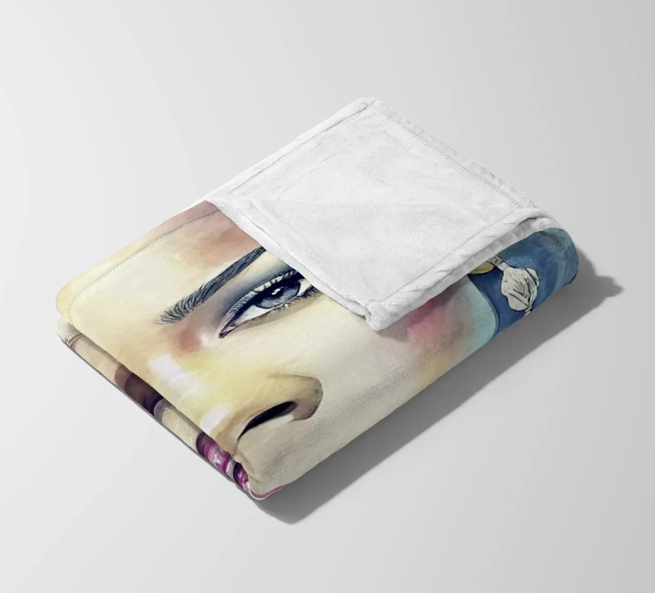 Rihanna in acquerello coperta in pile da 🎁 ARTVI-SHOP