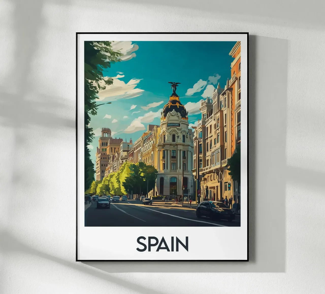 Affiche Espagne plexiglass da Frame the World
