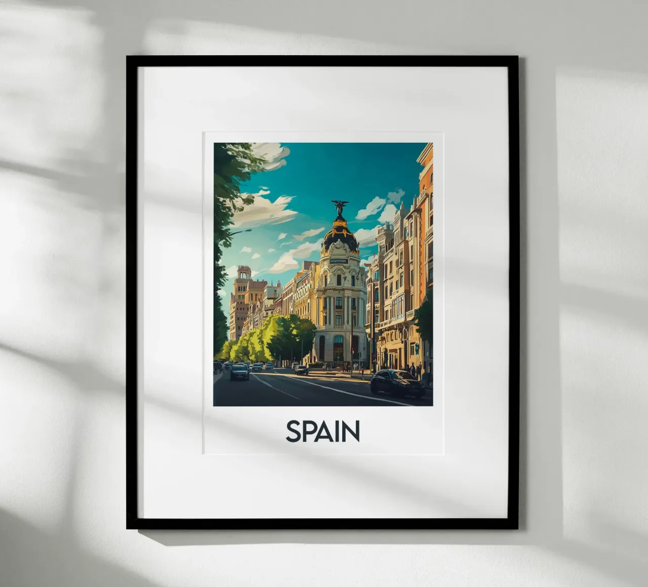Affiche Espagne poster by Frame the World