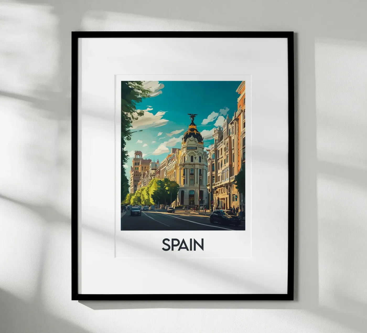 Spanje poster van Frame the World