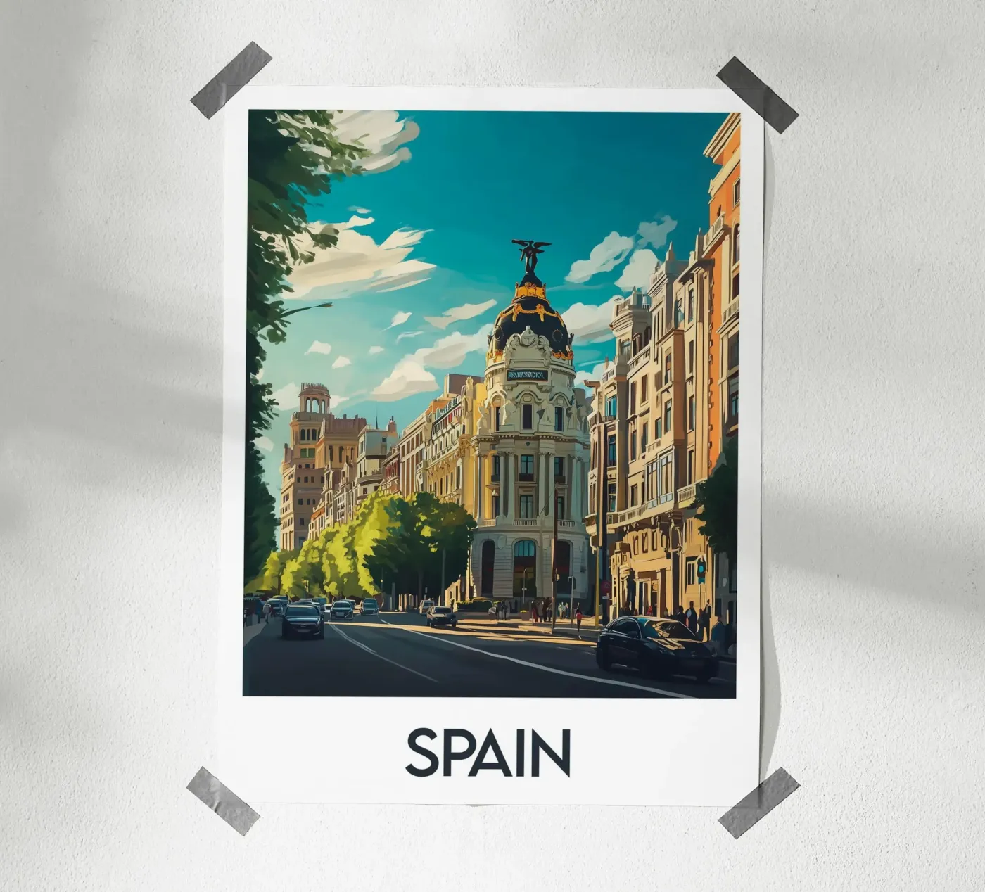 Spanje poster van Frame the World