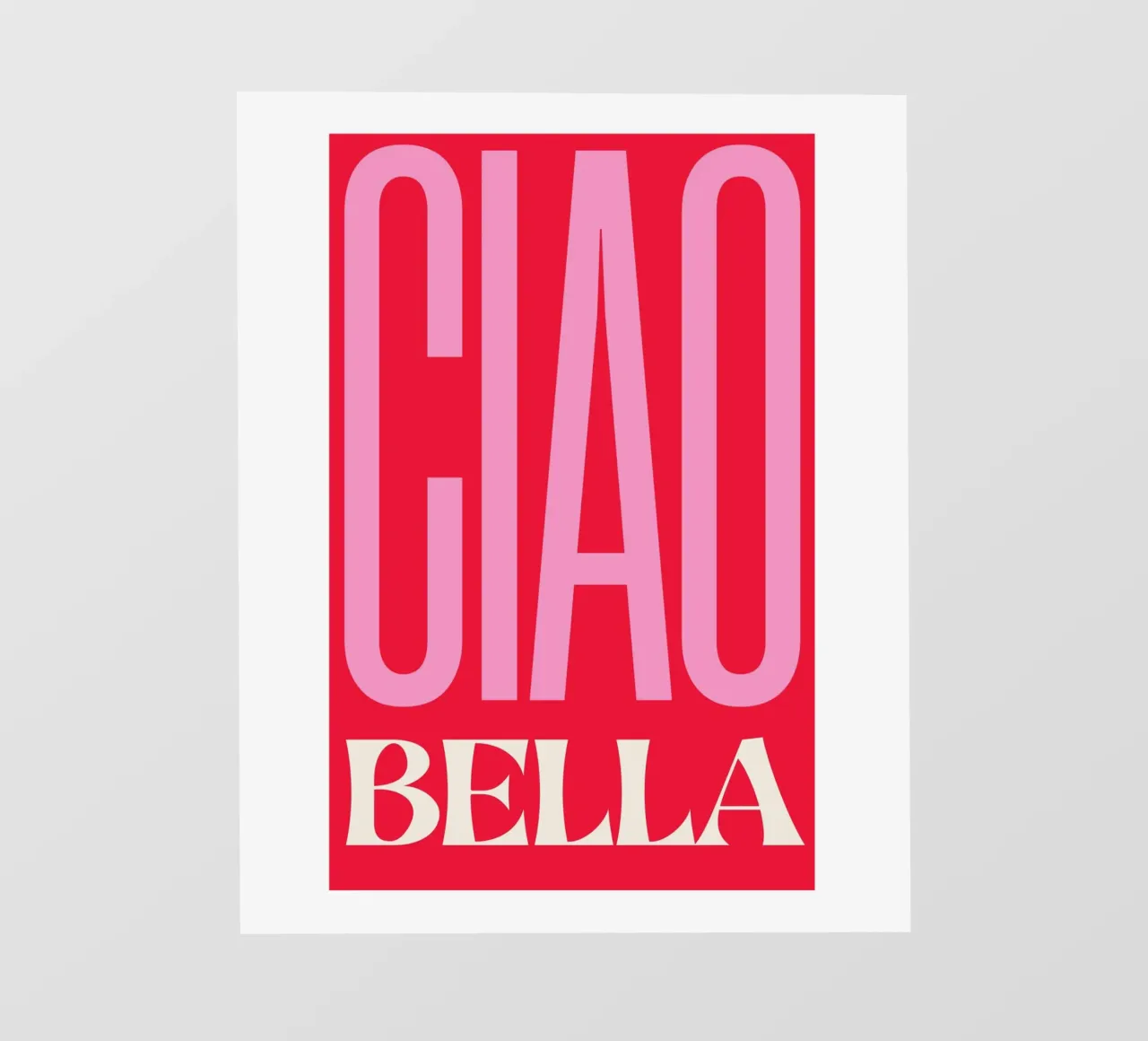 Ciao Bella telo in pvc da PrintStudio