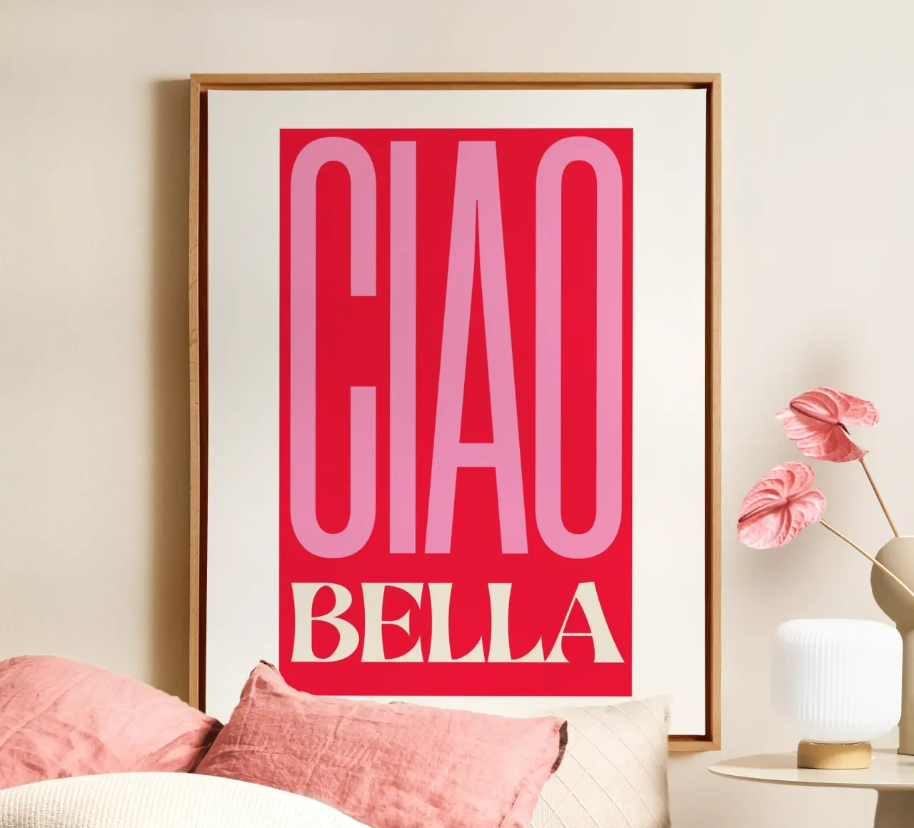 Hoi Bella canvas met Baklijst van PrintStudio