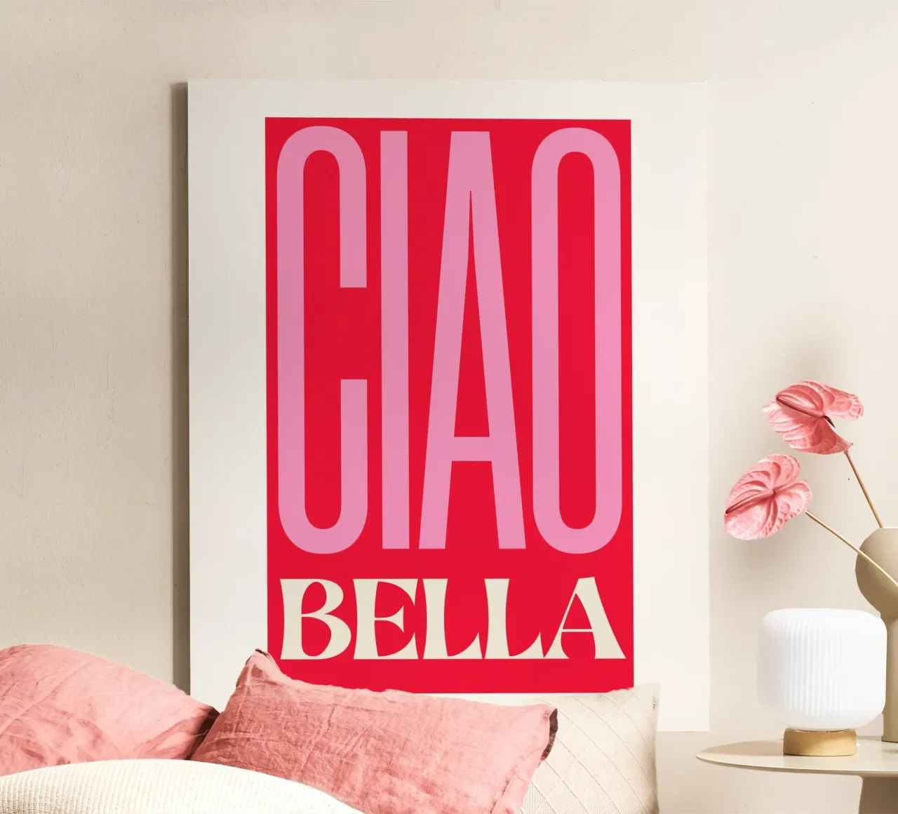 Hoi Bella canvas met Baklijst van PrintStudio