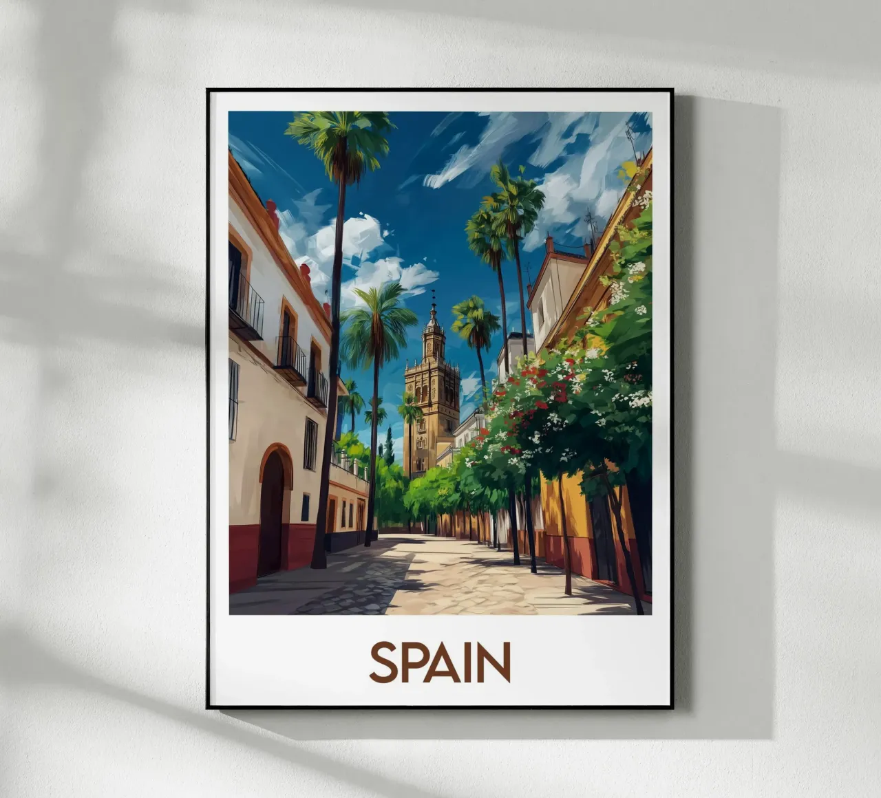Affiche Espagne plexiglass da Frame the World