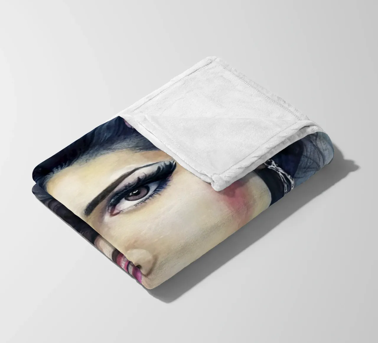 Amy Winehouse in acquerello coperta in pile da ARTVI-SHOP