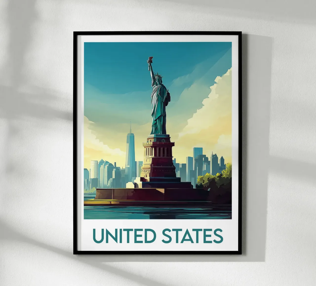Poster United States poster by Frame the World
