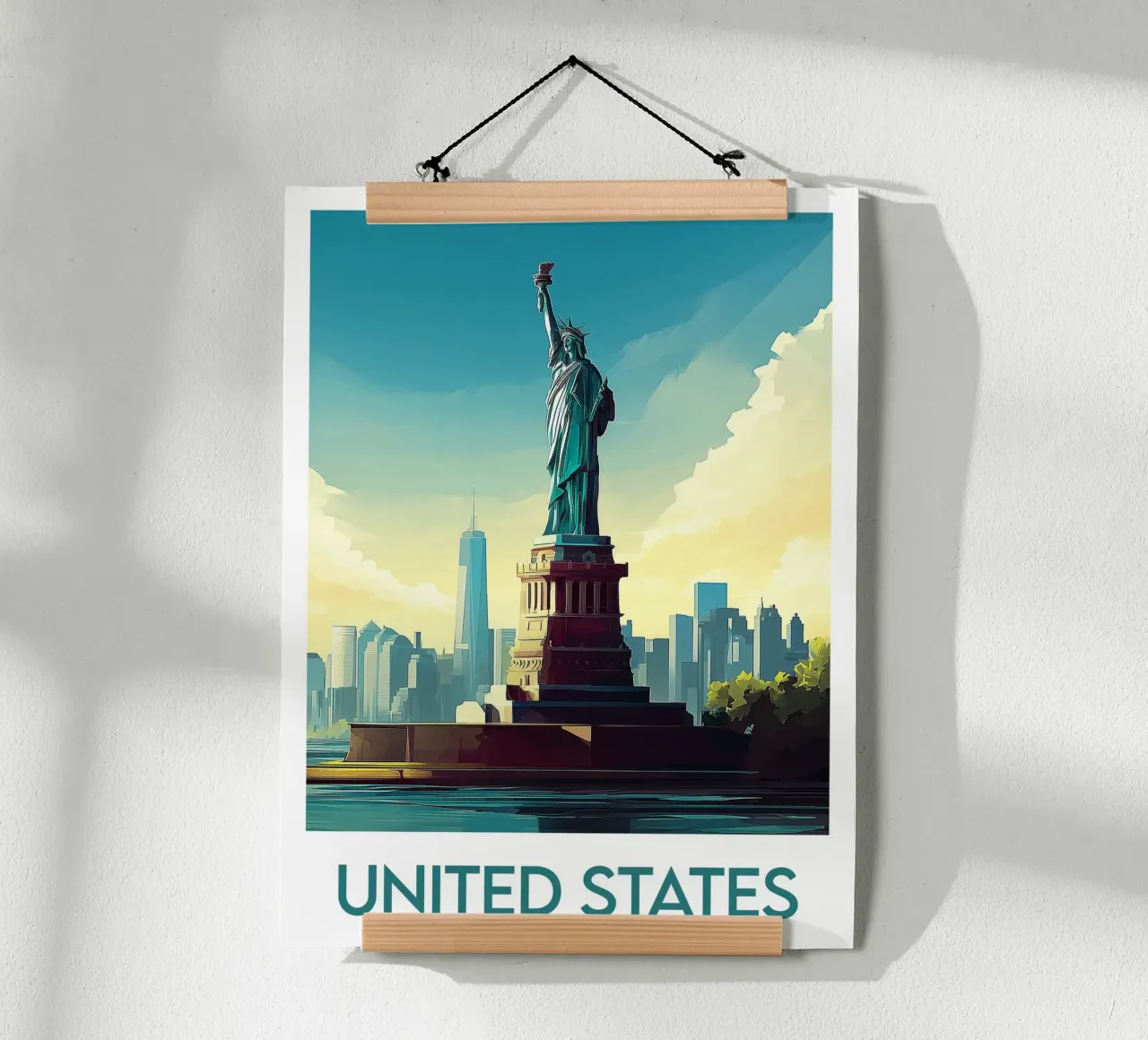 Poster United States poster by Frame the World