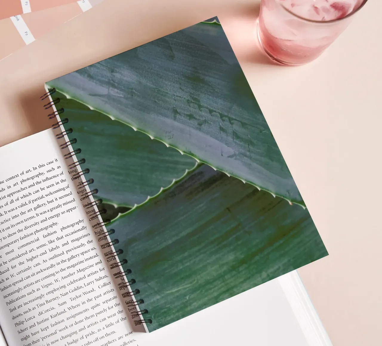 Close Enough 1 spiral notebook by Nur Mut