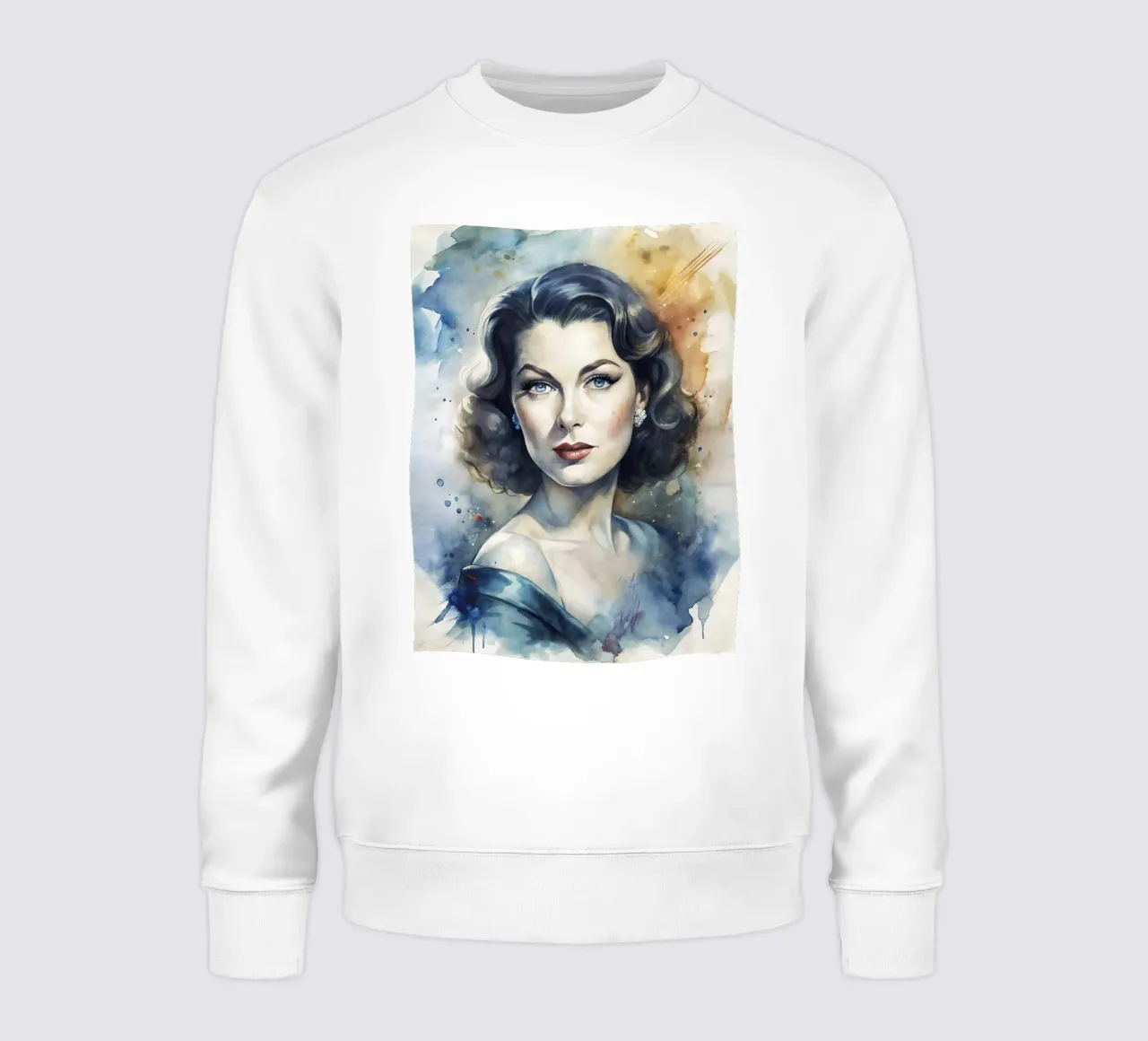 Ava Gardner in acquerello felpa da ARTVI-SHOP