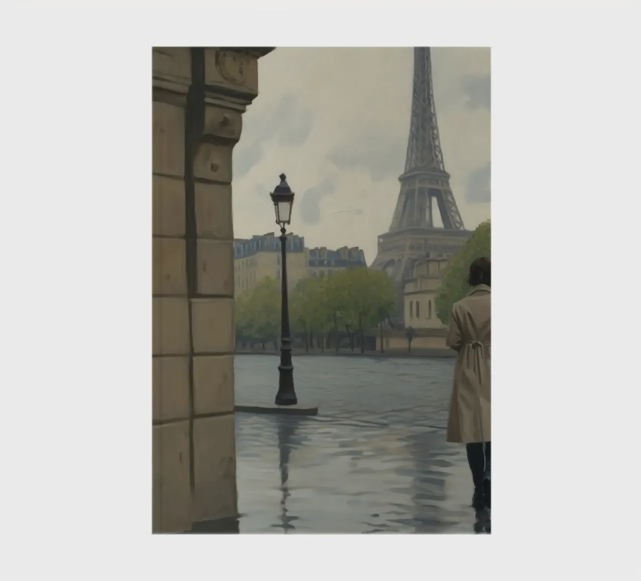 Giornata di pioggia a Parigi diario da Art Center