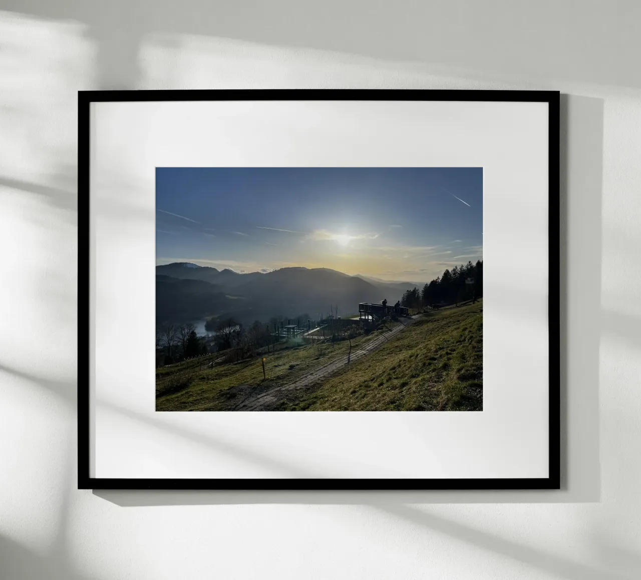 Schliersbergalm poster con telaio in alluminio da Dorothea Baur