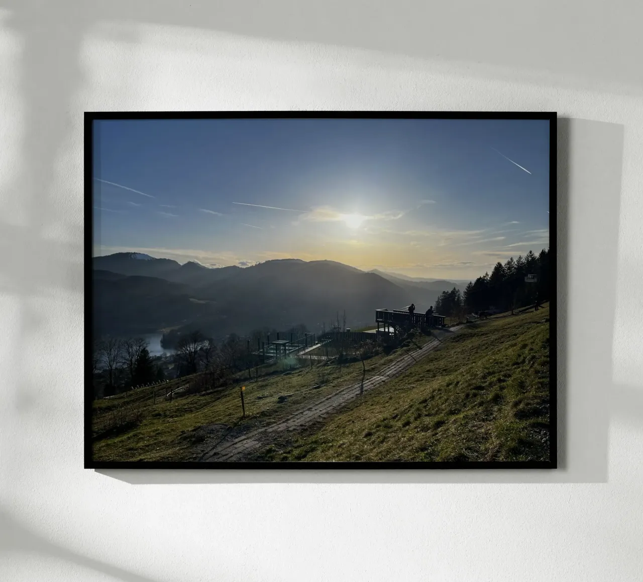 Schliersbergalm poster con telaio in alluminio da Dorothea Baur