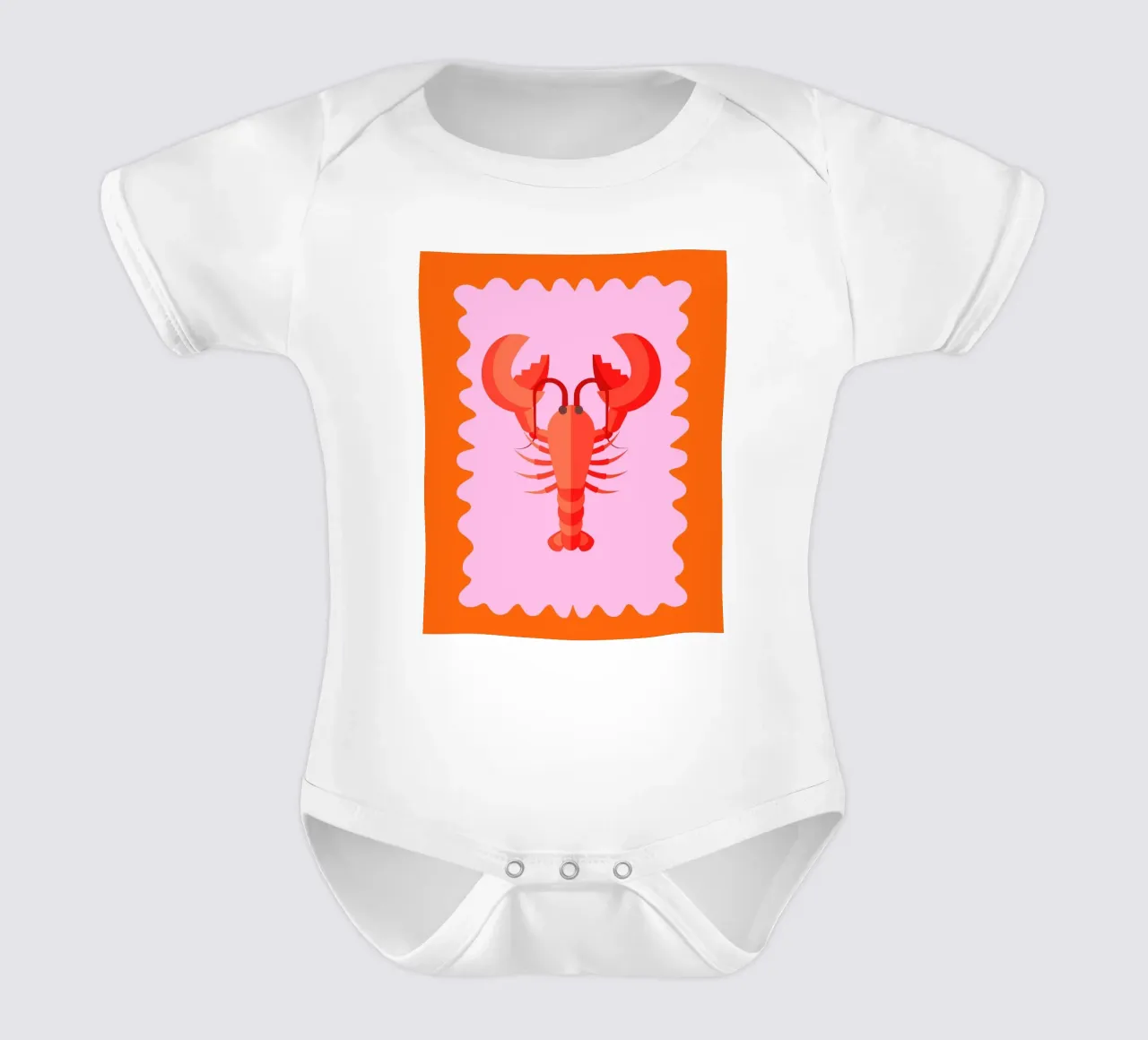 Poster de homard, art mural vibrant, seal ife body bébé de PrintStudio