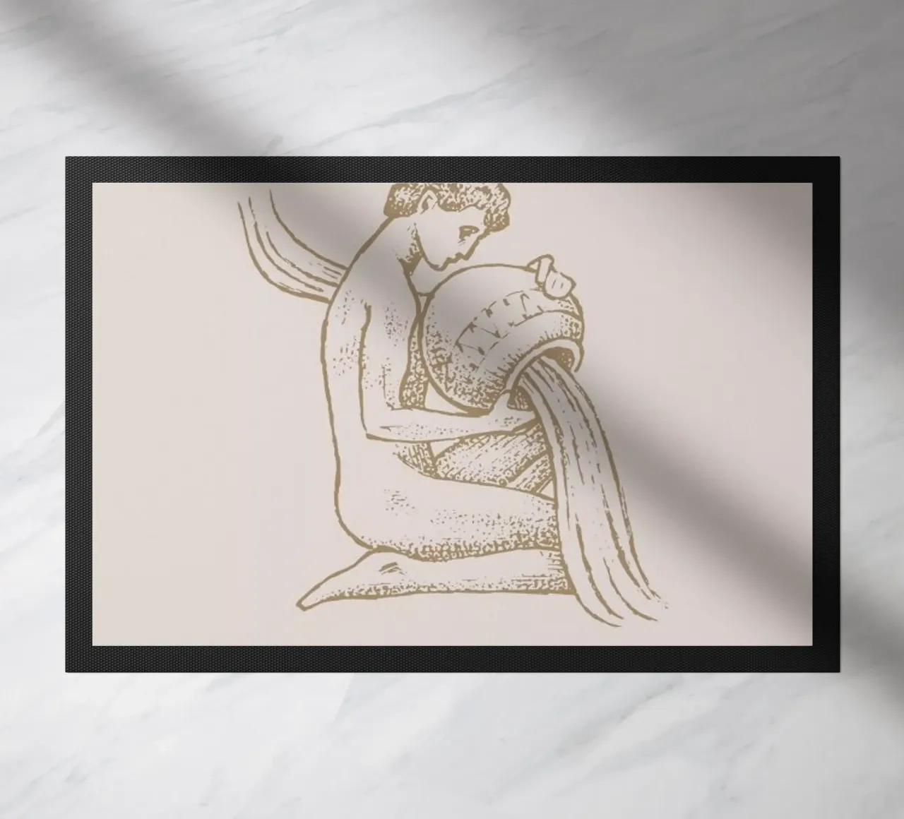 Aquarius doormat by Flora & Fauna