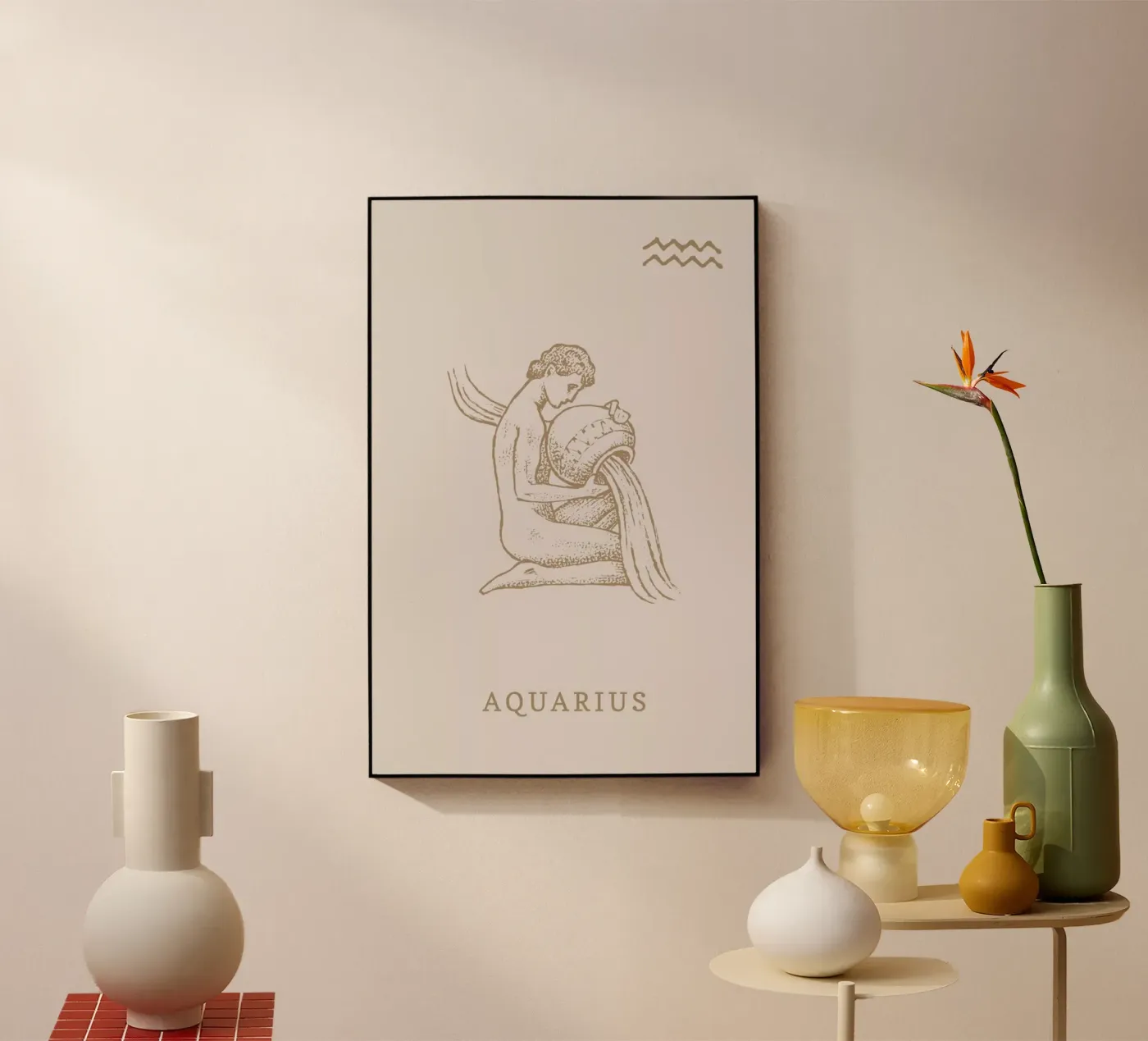 Aquarius Acryl-Glas von Flora & Fauna