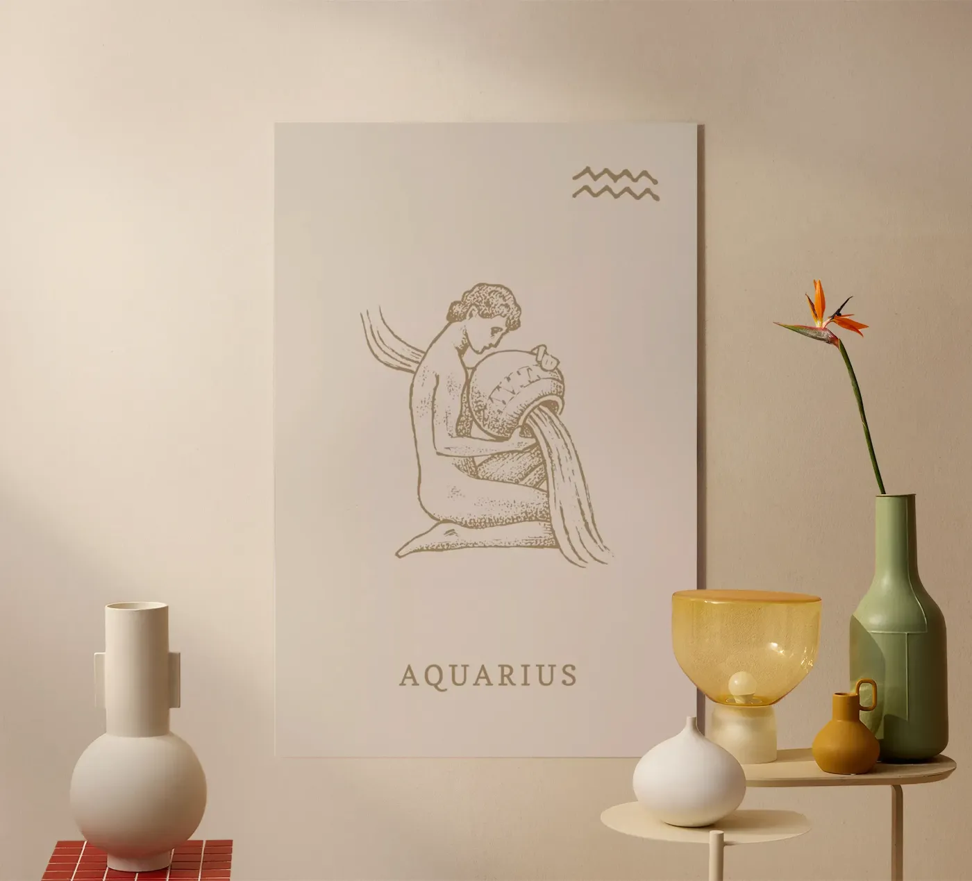 Aquarius Acryl-Glas von Flora & Fauna
