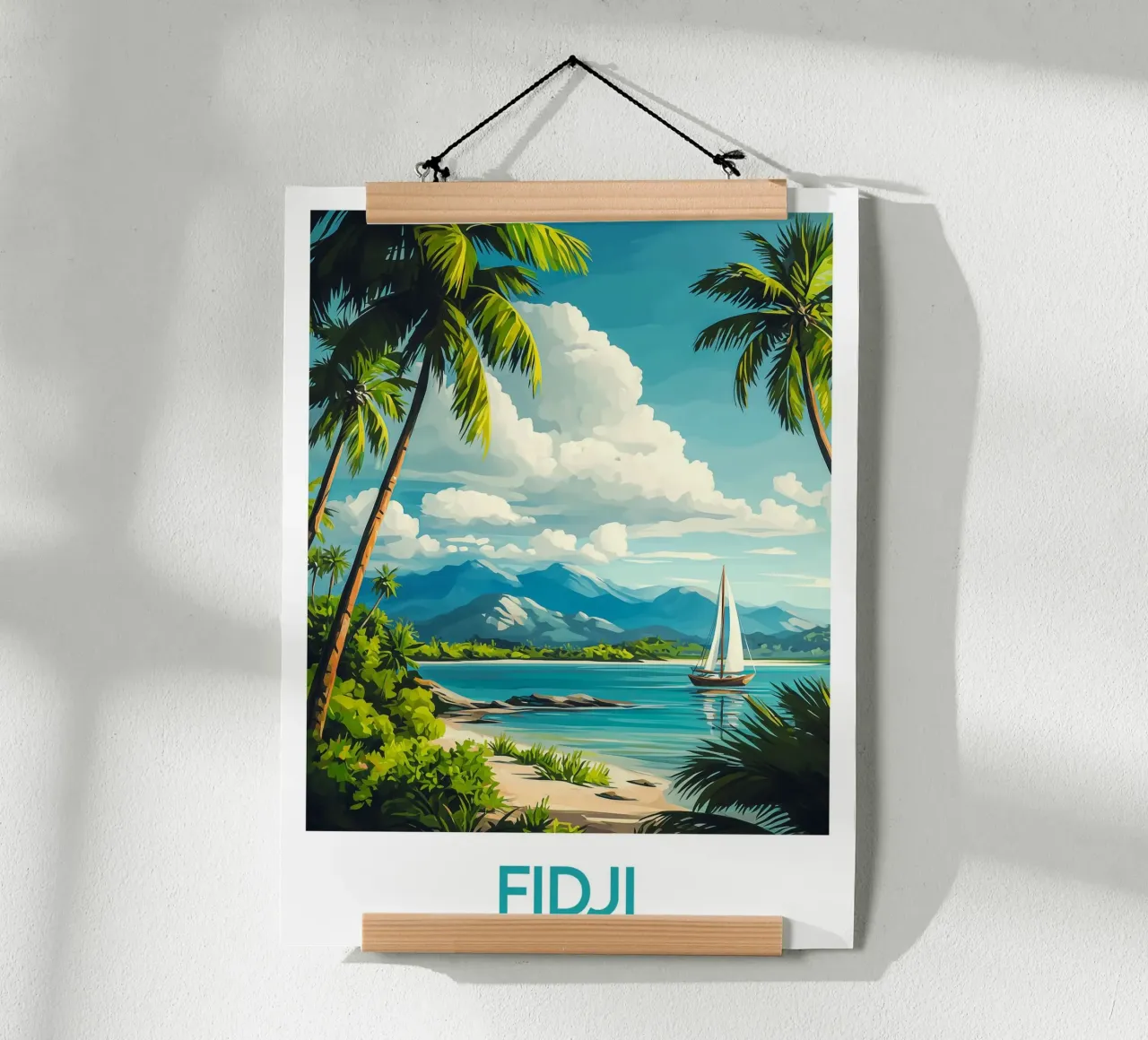 Affiche Fidji poster da Frame the World