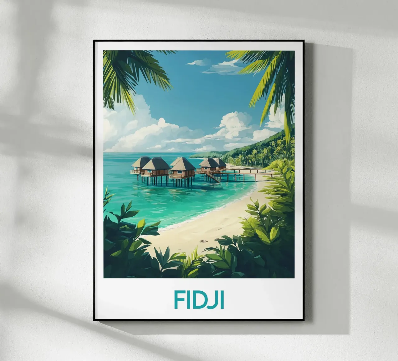 Affiche Fidji plexiglass da Frame the World