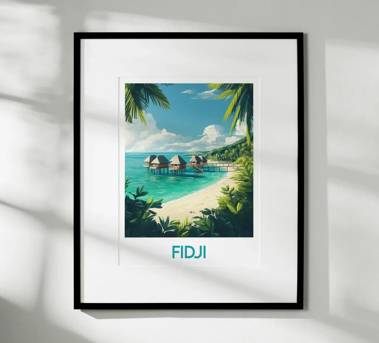 Affiche Fidji carta hahnemühle da Frame the World
