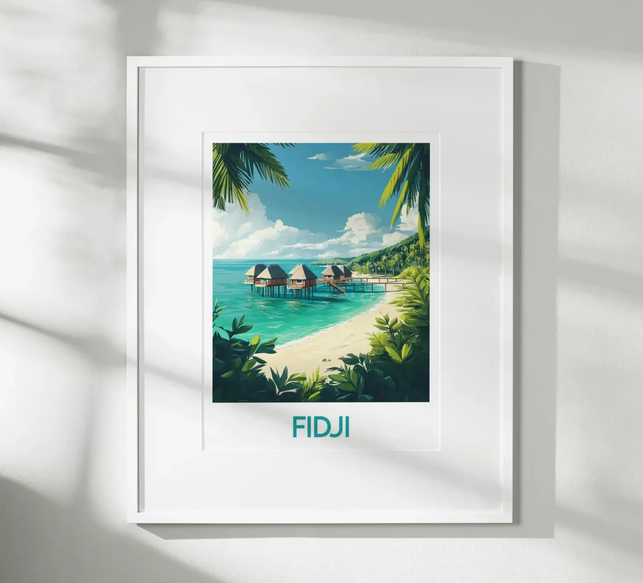 Affiche Fidji carta hahnemühle da Frame the World