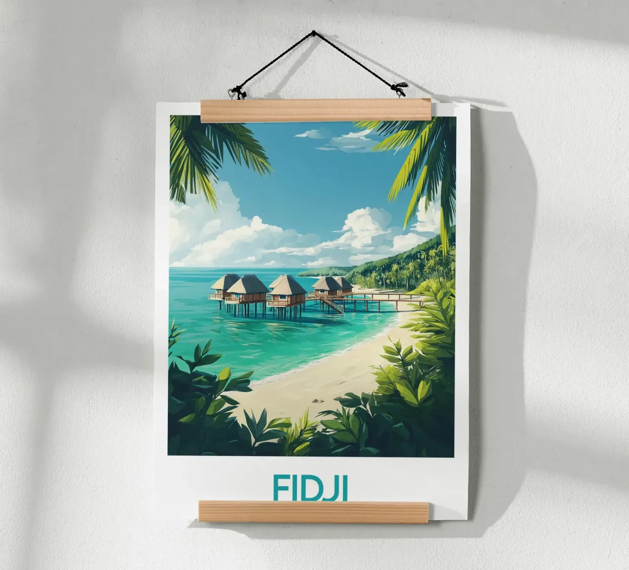 Affiche Fidji carta hahnemühle da Frame the World