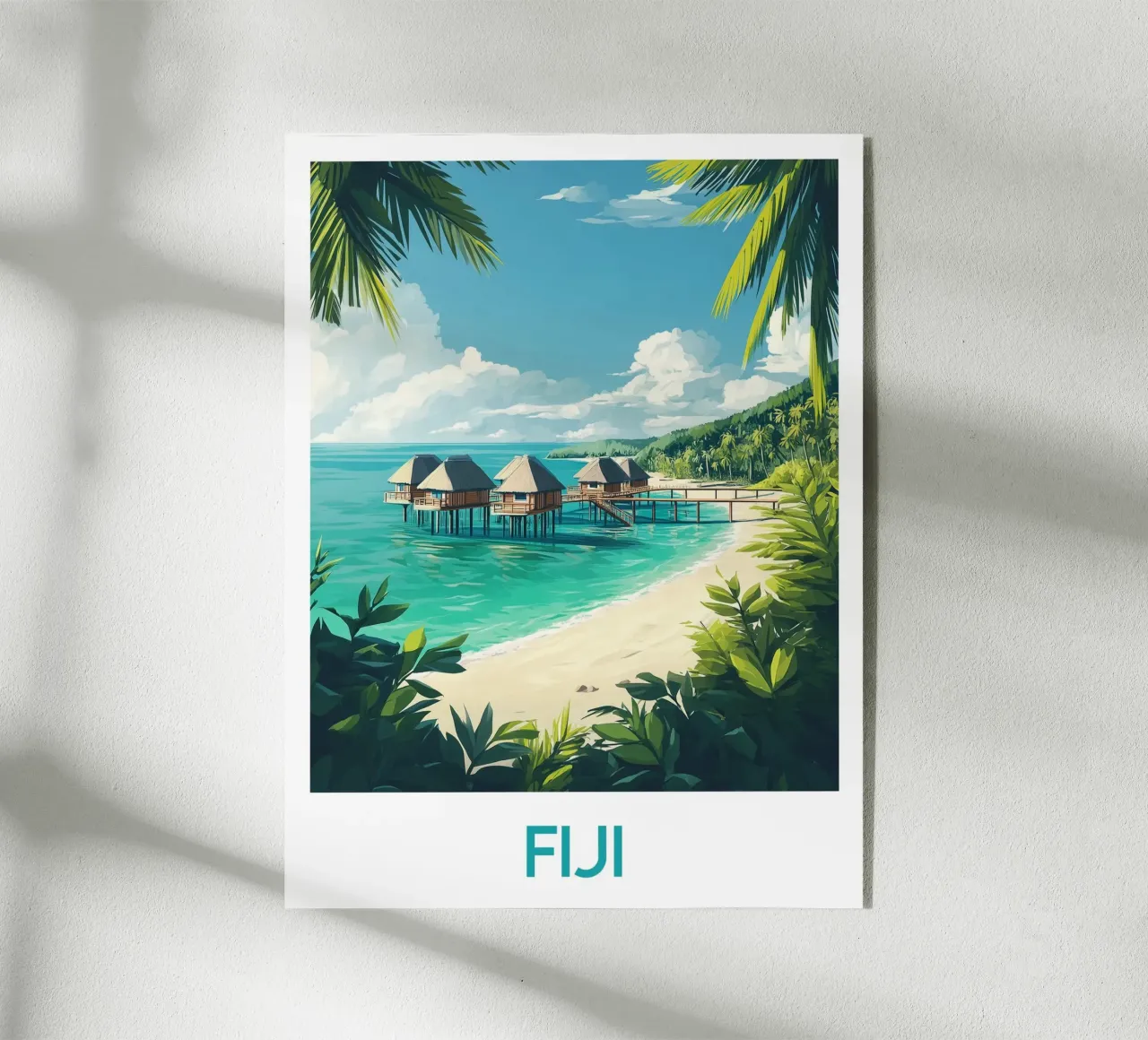 Affiche Fidji plexiglass da Frame the World