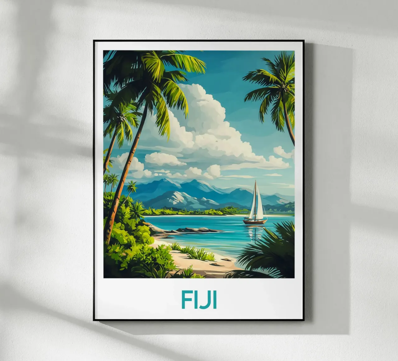 Affiche Fidji plexiglass da Frame the World