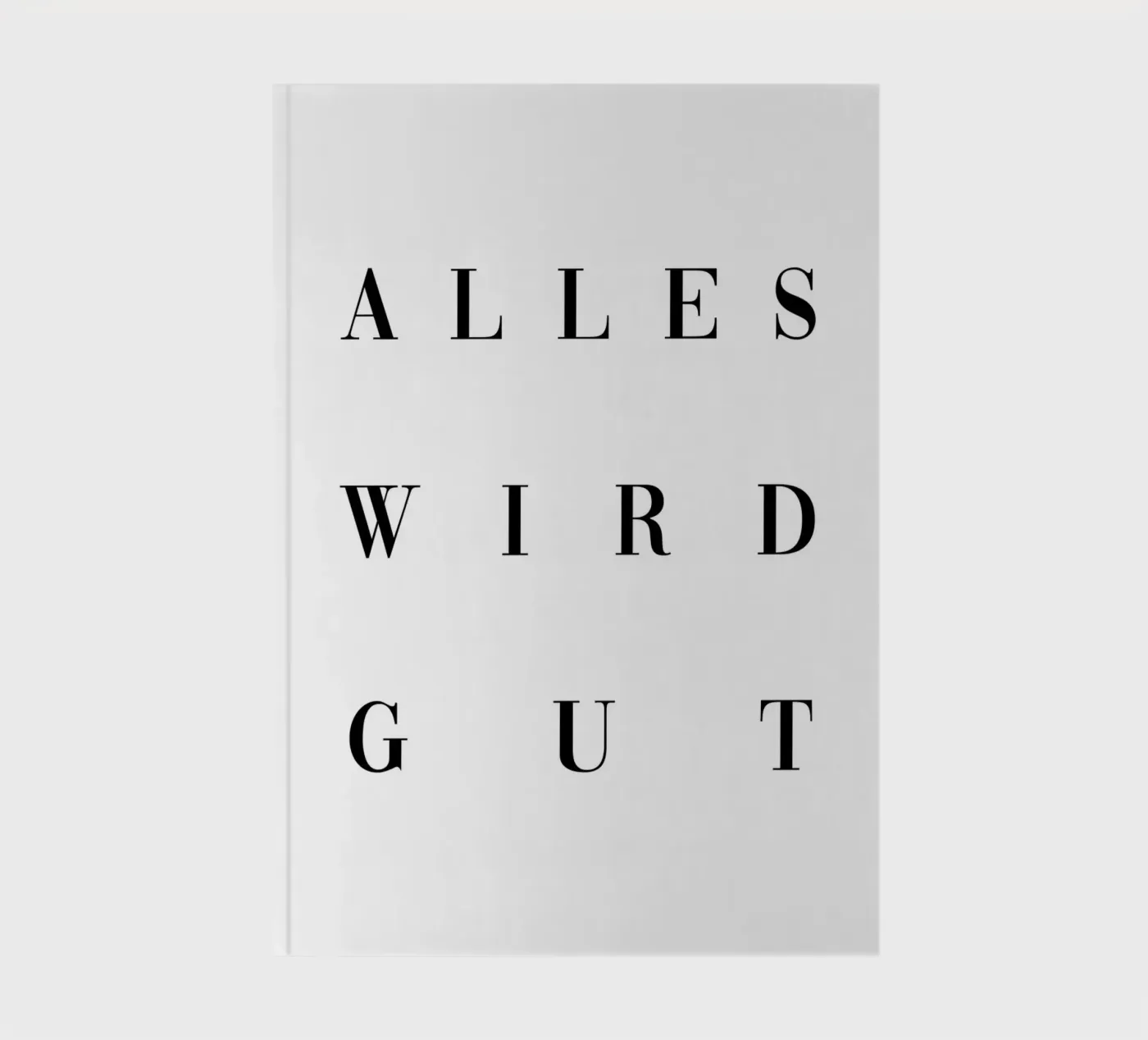 Alles wird gut notebook by BAINAI QUOTES