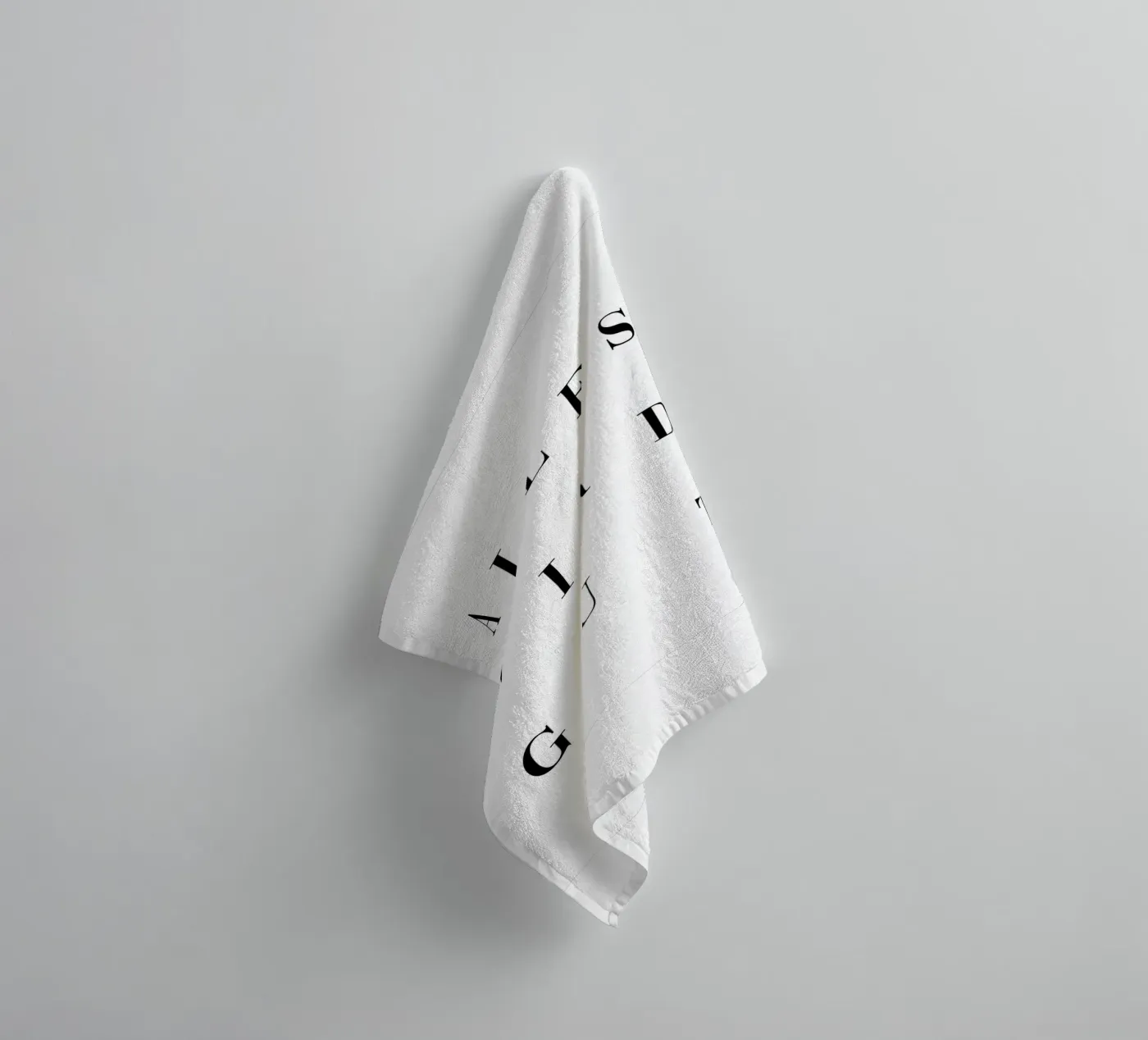 Alles wird gut towel by BAINAI QUOTES