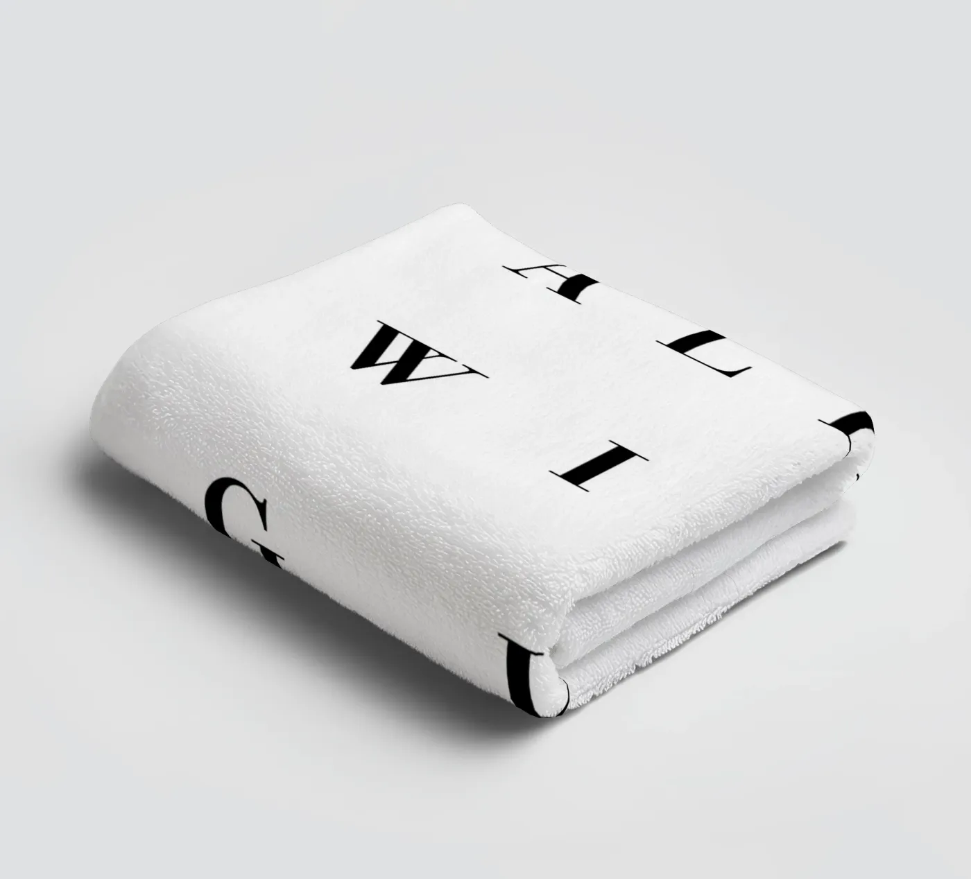 Alles wird gut towel by BAINAI QUOTES