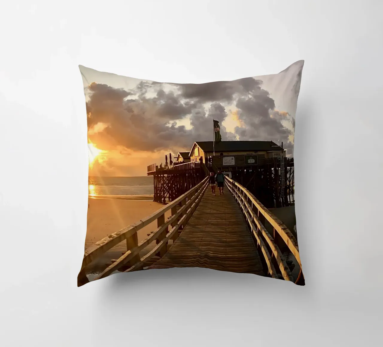 Sankt Peter Ording cuscino da Dorothea Baur