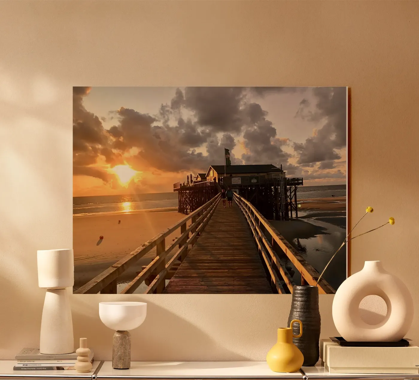 Sankt Peter Ording plexiglass da JUNIQERIN photography by Dorothea Baur