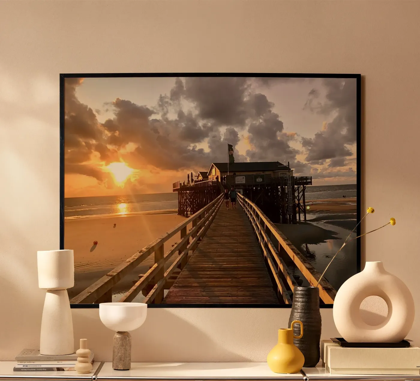 Sankt Peter Ording poster da JUNIQERIN photography by Dorothea Baur