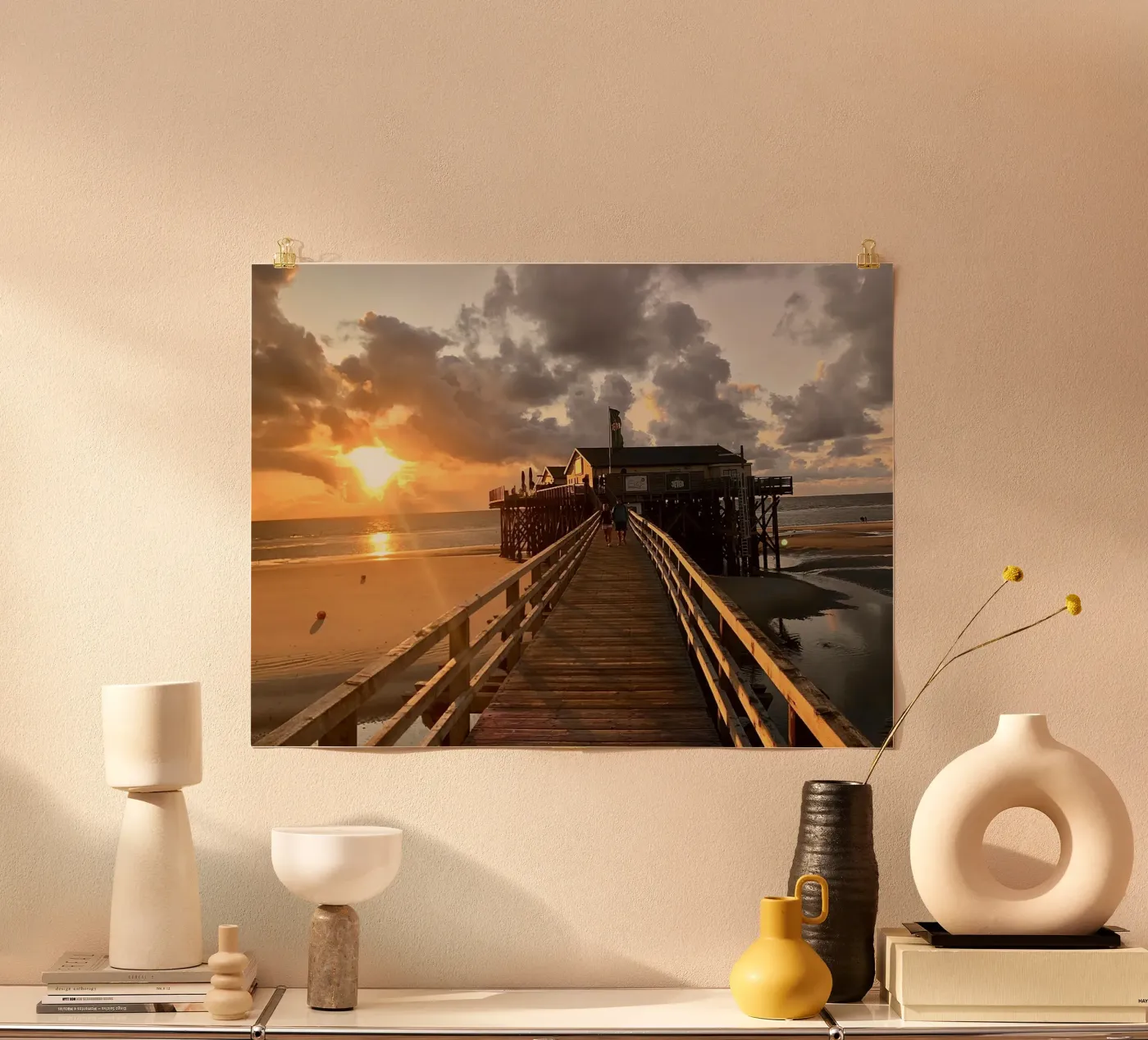 Sankt Peter Ording poster da JUNIQERIN photography by Dorothea Baur