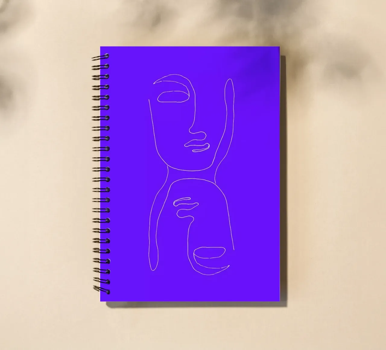 Entity by Daniella Salamon spiral notebook by Studio One